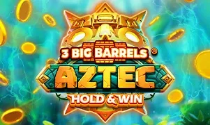 3 Big Barrels Aztec Hold & Win